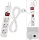Мережевий фільтр Emos P54213 3 розетки 1.5 м 10 A 2300 Вт Білий (P54213) - зображення 11