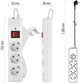 Мережевий фільтр Emos P54213 3 розетки 1.5 м 10 A 2300 Вт Білий (P54213) - зображення 12