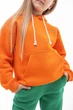 Детский спортивный утепленный костюм Kindamor Warm Autumn Orange для девочки, флис 116 см оранжевый с зеленым - изображение 12