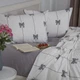 Постельное белье ТЕП Melluna Soft Ribbons двуспальное наволочки 50х70/70х70 см Белый с серым (48980180215) - изображение 5