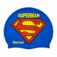 Шапочка для плавания детская Renvo Kuttara Superman JR на 6-12 лет синий для бассейна (1SC200-0408) - изображение 1