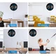 Часы Deepfox DS-5501 LED цифровые электронные настенные Будильник Дата Температура Влажность (диаметр 25,4см) синий - изображение 5