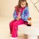Штани дитячі унісекс плащівка на флісі Trendy Tot 03-01285 малиновий 110 см (5 років) - изображение 2