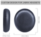 Амбушюры для наушников Jabra Evolve2 40 Series, Evolve2 65 Series, Elite 45h blue синие - изображение 6