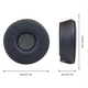 Амбушюры для наушников Jabra Engage 55, 65, 75 MS/UC Stereo USB-A/USB-C black черные - изображение 8