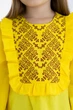 Дитяча вишиванка для дівчинки жовтого кольору Folk Moda 146 Жовтий (6034-302711182) - изображение 4