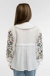 Дитяча лляна вишиванка для дівчинки Folk Moda 116 Білий (6033-302111167) - изображение 2