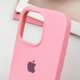 Чохол силіконовий Full Silicone Case for iPhone 13 Pro Max Pink (з закритим низом) - изображение 4