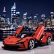 Конструктор FERRARI SP 3 Technic Суперкар спортивный автомобиль красный Феррари - изображение 9