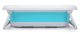 Ванночка складана Milly Mally Aqua блакитна 3767 (5901761127706) - зображення 3