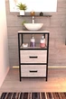 Тумба під умивальник в стилі лофт EcoLoft Савар DSP-1271-2 - зображення 1