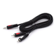 Audio Кабель Cabletech Eco-line jack 3.5 - 2RCA Cable 1м Black - изображение 1