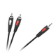 Audio Кабель Cabletech Eco-line jack 3.5 - 2RCA Cable 1м Black - изображение 2
