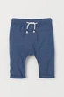 Брюки H&M 74см синий 24101040053 - изображение 1