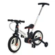 Велосипед-беговел (велобег) PROFI KIDS MB 1021-2 с родительской ручкой и резиновыми колесами 12", Черно-белый - изображение 8