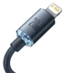 Кабель Baseus Crystal Shine Series Fast Charging Data Cable Type-C to iP 20W 2m Black (CAJY000301) - изображение 6