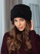 Шапка No Brand теплая Teddy Bear букле с каракуля черная - изображение 1