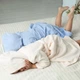 Халат дитячий махровий Trendy tot 03-01409 блакитний 80 см (12 мiс.) - зображення 7