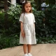 Дитяча муслінова сукня з кишенями у смужку Trendy Тot 03-01437 блакитний 134 см (9 років) - изображение 1