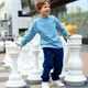 Штани дитячі спортивні для хлопчиків Trendy Tot 03-01523 синій 128 см (8 років) - зображення 6