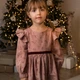 Фланелеве плаття для дівчинки з довгим рукавом Trendy Tot 03-01300 пудровий 116 см (6 років) - изображение 8