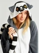 Пижама кигуруми Лемур Серый Kigurumi kcr0084 L (169-179 см) - изображение 6