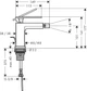 Смеситель для биде Hansgrohe Tecturis E 73200700 - изображение 2