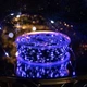 Светодиодная гирлянда роса 200 метров на пульте GarlandoPro 2000 светодиодов зеленый провод Синий - изображение 11