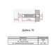 Дюбель 12х60 нейлон под шуруп ⌀8-10мм (50шт.) [92T2L000092T212600] T6 Elematic - изображение 2