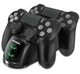 Двойная зарядная dock станция DOBE подставка для 2-х контроллеров Dualshock Playstation PS4 / PS4 SLIM / PS4 PRO c LED индикаторами статуса зарядки - изображение 4
