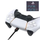 Зарядний кабель DOBE 3м USB / USB Type-C для геймпада DualSense Sony PlayStation PS5 / PS5 Digital Edition / Microsoft Xbox Series S,X / Nintendo Switch з LED підсвічуванням статусу зарядки - зображення 1