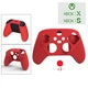 Силиконовый, защитный красный чехол-кейс DOBE для геймпада Microsoft Wireless Controller консоли Xbox Series S | X, две накладки на стики (thumb grips) - изображение 1