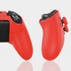 Силиконовый, защитный красный чехол-кейс DOBE для геймпада Microsoft Wireless Controller консоли Xbox Series S | X, две накладки на стики (thumb grips) - изображение 3
