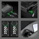 Зарядная dock станция BEBONCOOL с двумя аккумуляторными батареями емкостью 2550 mAh для геймпада Microsoft Wireless Controller консоли Xbox Series X|S, Xbox One X / Xbox One S / Xbox One с LED подсветкой статуса зарядки - изображение 8