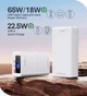 УМБ Power Bank REMAX 65W 40000 mAh з PD/QC/два Type-C/USB-A та зарядний кабель 65W для ноутбуку, телефону, зовнішній акумулятор, повербанк - зображення 4