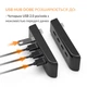 USB HUB DOBE 2.0 (USB хаб) чотири USB-A 2.0 роз'єми для консолі Sony PlayStation 5: PS5 Disk Drive version / PS5 Digital Edition (моделі 2020 року) - зображення 2