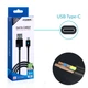 Зарядний кабель передачі даних DOBE 3м USB / USB Type-C для геймпада DualSense Sony PlayStation PS5 / PS5 Digital Edition/Microsoft Wireless Controller - зображення 7