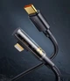 Зарядний кабель Mcdodo Apple Lightning 90 ° / USB Type-C - 36W PD, Fast Charge для iPhone, iPad з роз'ємом Lightning / 1.2 метра / Підтримка передачі даних - зображення 1