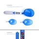 Електронна мірна ложка ваги Digital Spoon Scale 0.1 г мін. / 500 г макс. з трьома насадками різних розмірів (S – 20 мл / M – 45 мл / L – 80 мл) - зображення 4