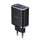 Мережевий зарядний пристрій Mcdodo 30W: два USB Type-C / USB-A для телефону, планшета, MacBook Air (випущений у 2022 році або пізніше) з підтримкою протоколів швидкої зарядки (PPS, PD 3.0, QC 4.0, AFC, FCP) / Блок живлення / Цифровий дисплей - зображення 8
