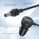 Автомобильное зарядное устройство USB-C (35W) / USB-A (30W) в прикуриватель (12-24V) + Кабель DC connector 20W-180W PD длиною в 3м для спутниковой системы Starlink Mini / Старлинк Мини / Водонепроницаемый - изображение 2