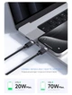 Зарядный кабель передачи данных (Smart Data Cable) 100W Mcdodo USB Type-C / Двойной USB Type-C для ноутбука, телефона, планшета, MacBook / 1.5 метра / QC 4.0 / Power Delivery (PD) / LED индикатор быстрой зарядки - изображение 3