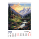 Календарь настенный А2 BuroMax Fairytale landscapes "Казкові пейзажі" 2026 200 г/м2 13 листов на пружине (BM.210651) - изображение 8