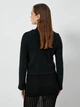 Кардиган женский Koton 4WAK90278HT XS Черный (8683968501509) - изображение 2