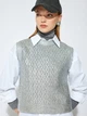 Жилет женский Koton 5WAK20081HT M Серебряный (8684631162454) - изображение 5