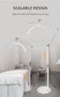 LED лампа HD-M2X Censreal Moon безтіньова для косметології біла - зображення 9