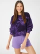 Свитшот женский Koton 3WAK10147NK XS Фиолетовый (8683353914334) - изображение 3