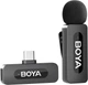 Бездротовий мікрофон BOYA BY-V10 USB-C для Android і ноутбука, шумозаглушення, 9 год - изображение 1