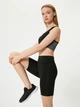 Спортивные шорты женские Koton 5WAK40010NK XS Черные (8684287612792) - изображение 4