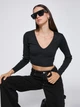 Пуловер женский Koton 3WAK90202HT XL Черный (8683352756898) - изображение 4